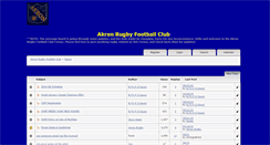 Desktop Screenshot of akronrugby.websitetoolbox.com