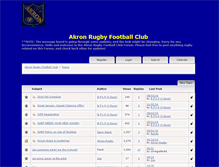 Tablet Screenshot of akronrugby.websitetoolbox.com