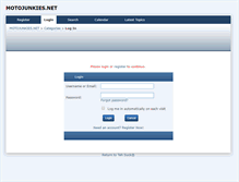 Tablet Screenshot of motojunkies.websitetoolbox.com