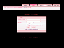 Tablet Screenshot of annakavanaughfanforum.websitetoolbox.com